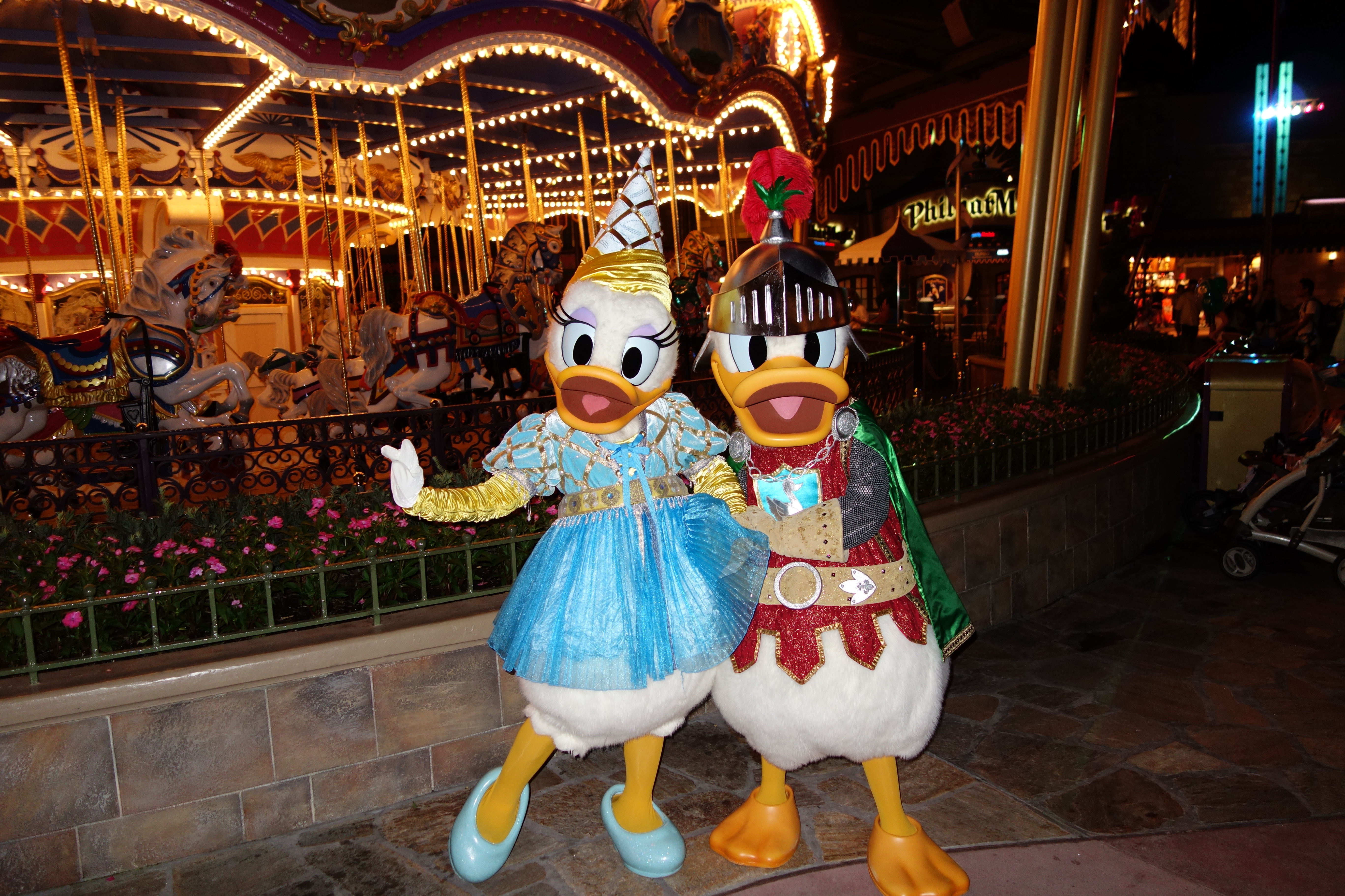 Knight Donald and Princess Daisy at Mickey's Halloween Party - September 2012