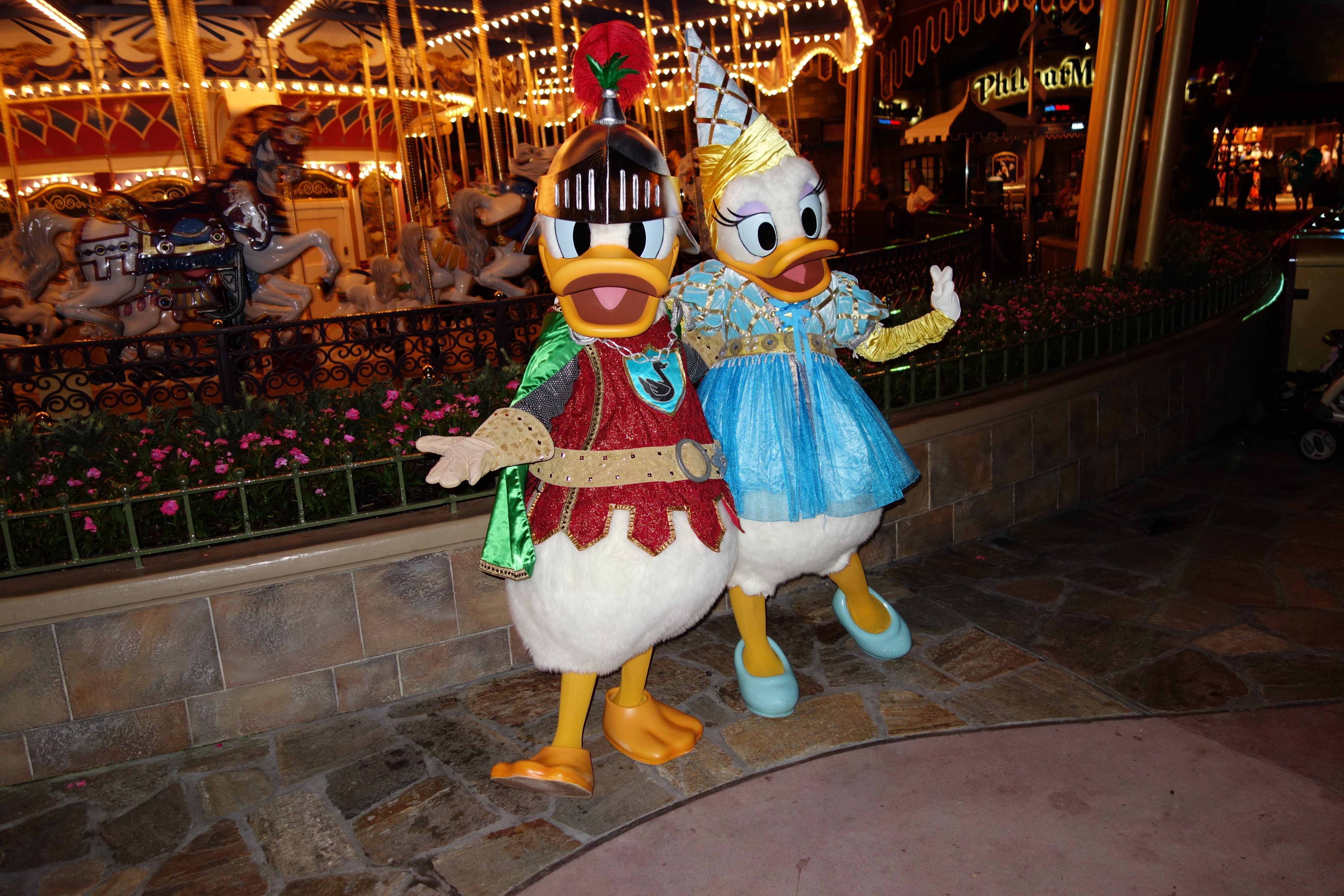 Knight Donald and Princess Daisy