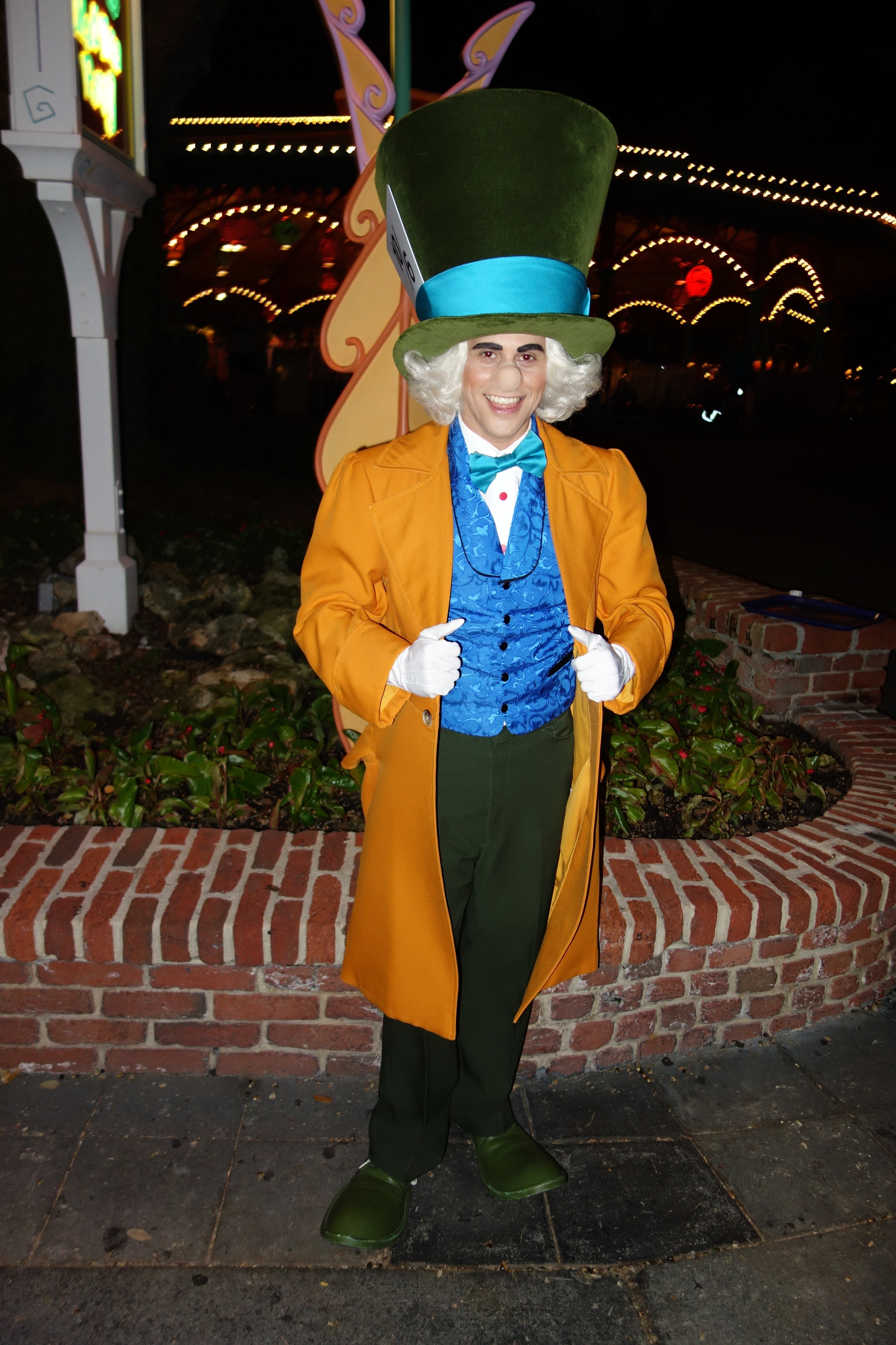 Mad Hatter at Mickey's Not So Scary Halloween Party - September 2012