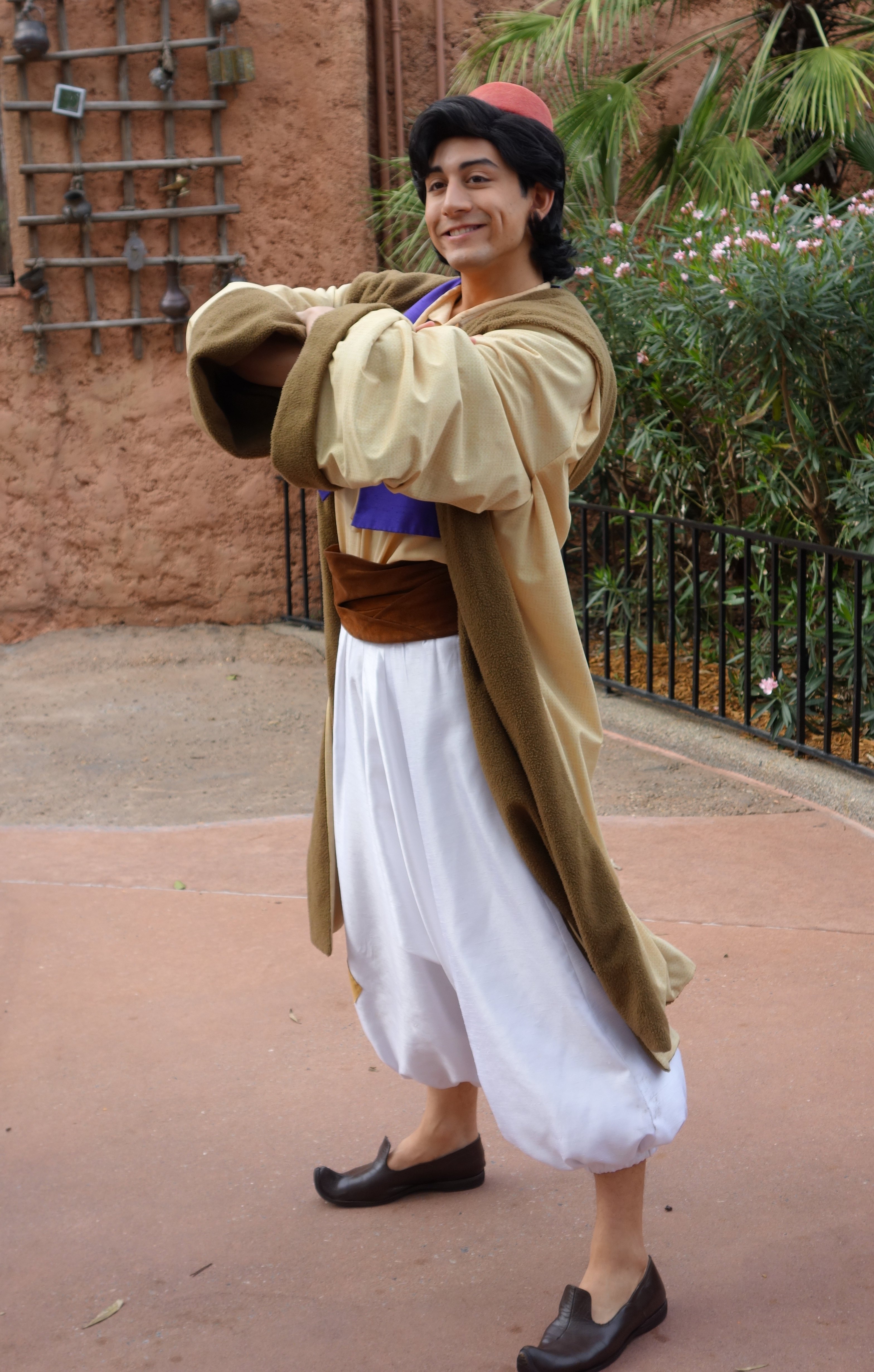 Aladdin at Morocco in EPCOT 2013
