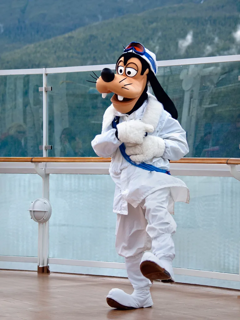 Goofy as he appears in his Alasaka Gear. Copyright Peter E. Lee