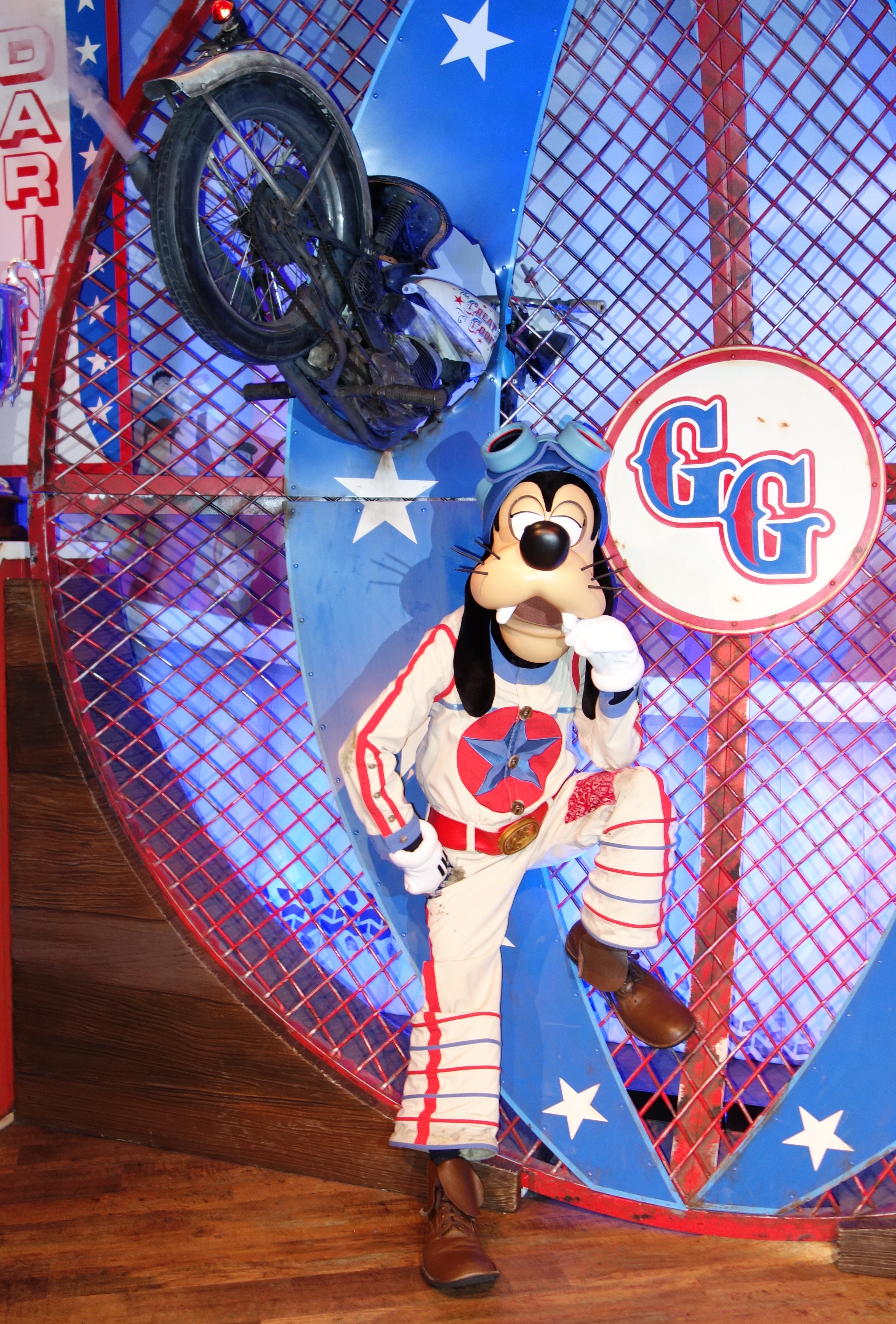 I asked Goofy to pose for me and he went all GQ on me.