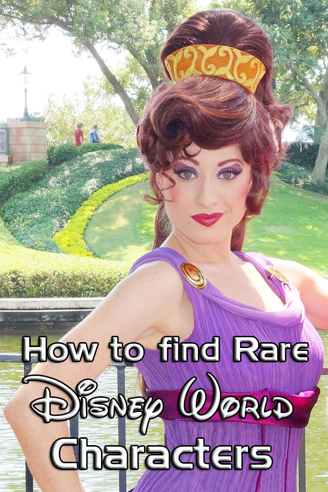 how to find rare disney world characters