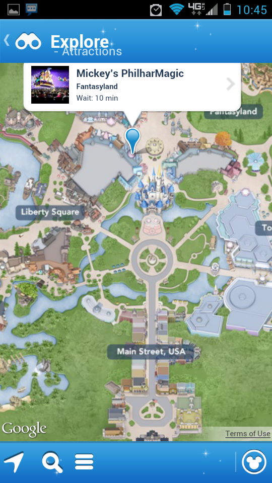 My Disney Experience Map