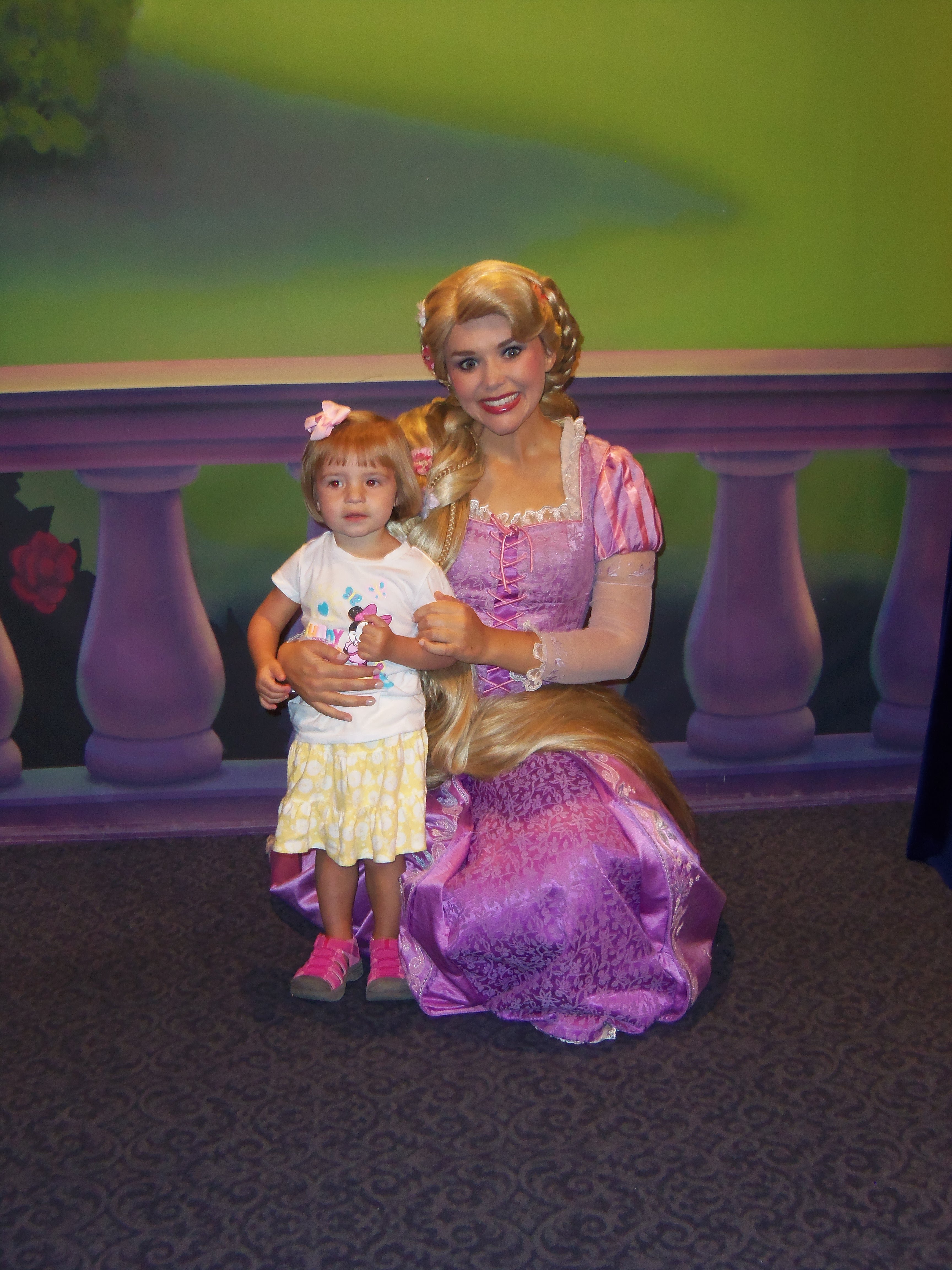 They began their morning with Princess meets at Town Square Theater.