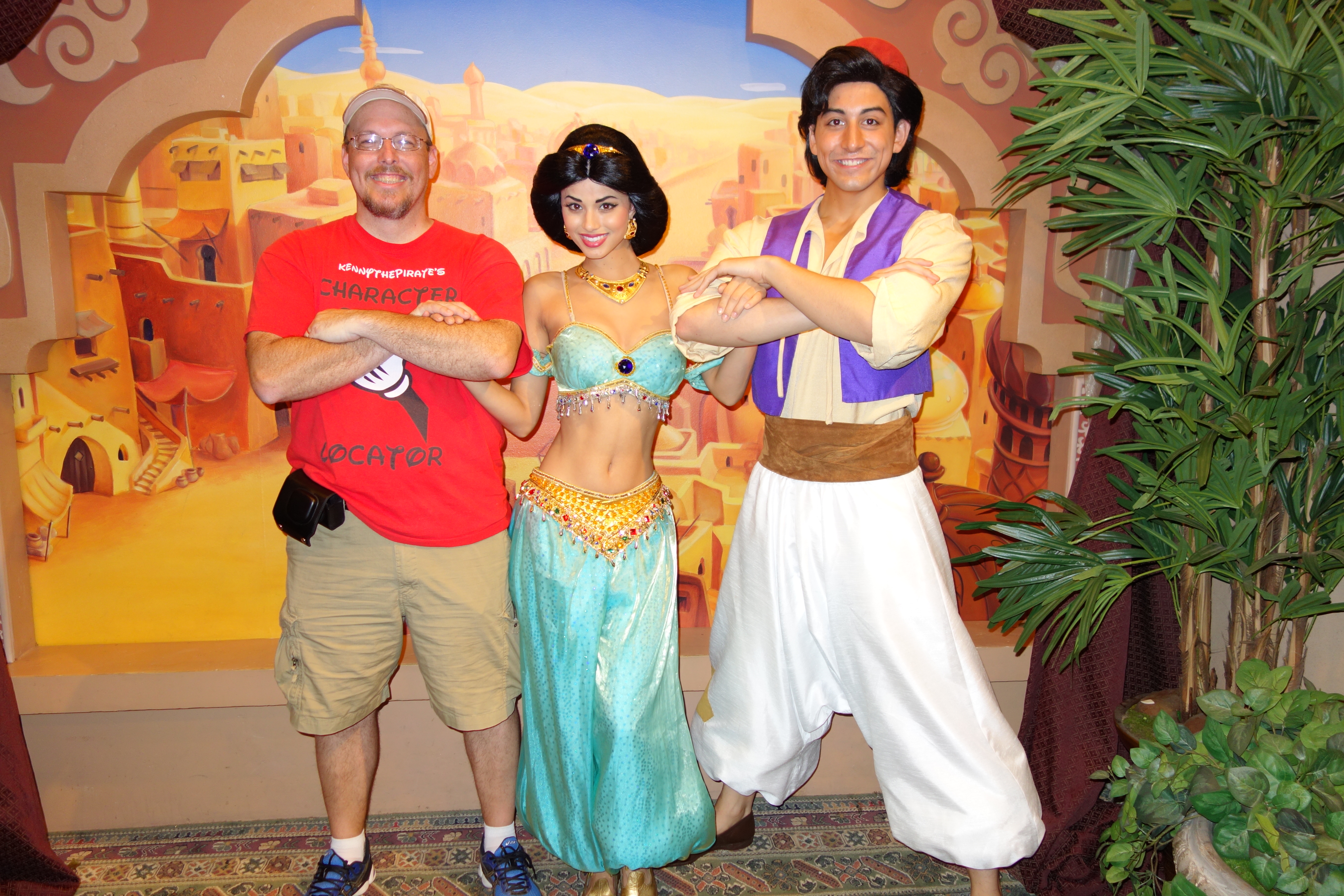 Aladdin & Jasmine in Epcot