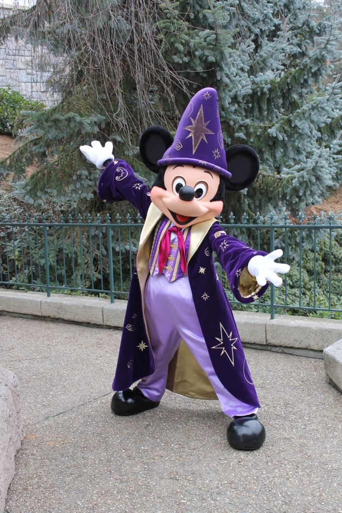 Mickey as a Sorcerer Apprentice at Disneyland Paris
