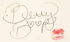 Betty Boop Autograph