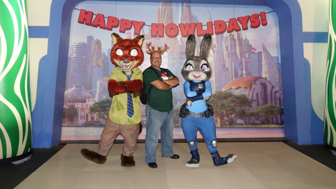 Nick and Judy at Mickey's Very Merry Christmas Party
