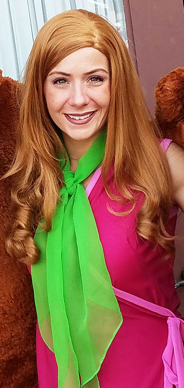 Daphne from Scooby Doo meet and greet at Universal Studios Florida