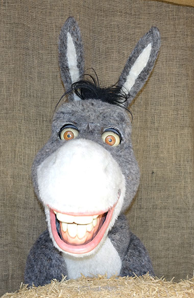 Donkey from Shrek meet and greet at Univeral Orlando