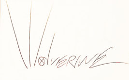 Wolverine Autograph