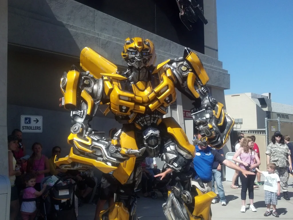 Bumblebee Transformers Universal Studios Hollywood 2012
