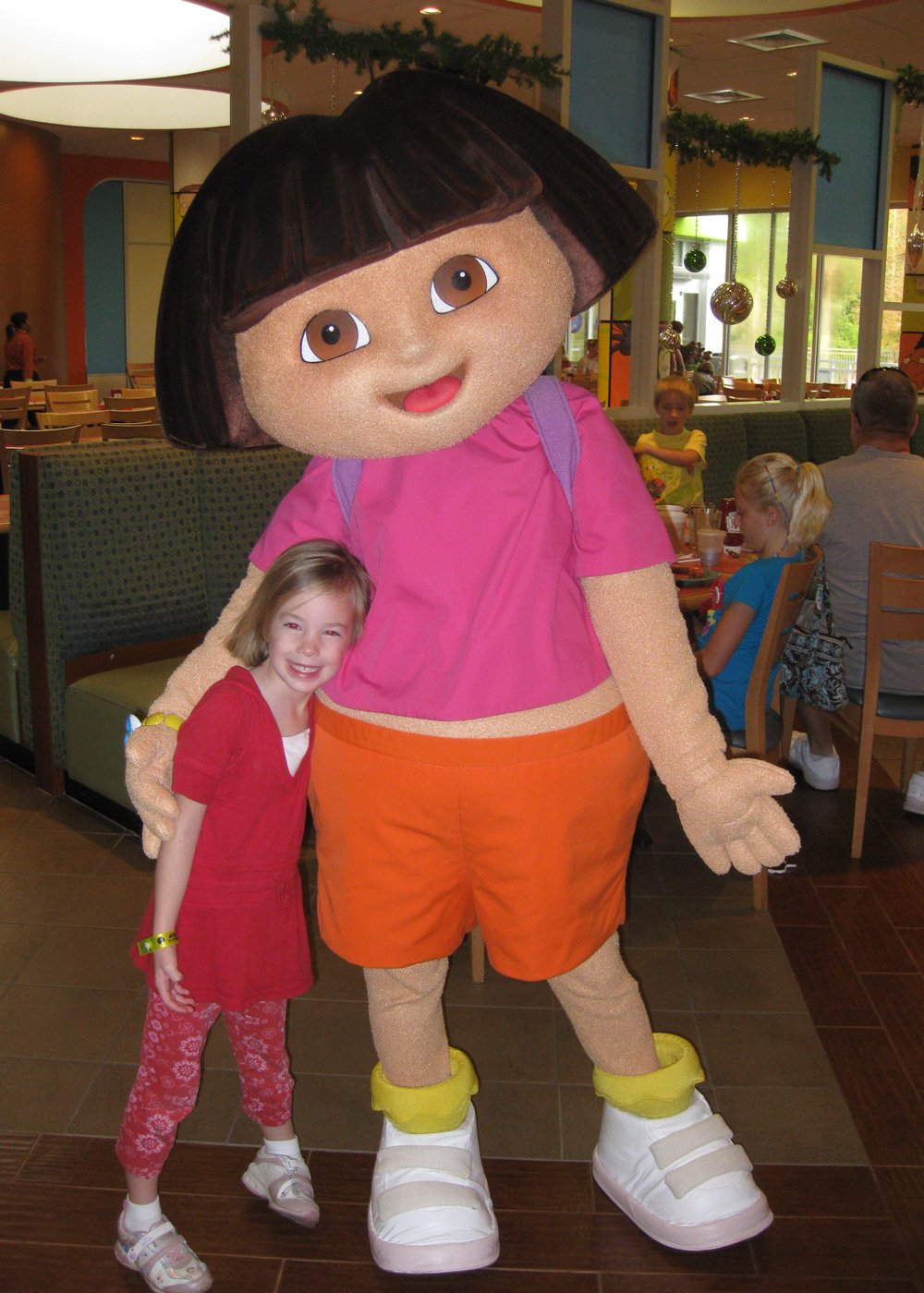 Dora the Explorer at the Nick Hotel 2009