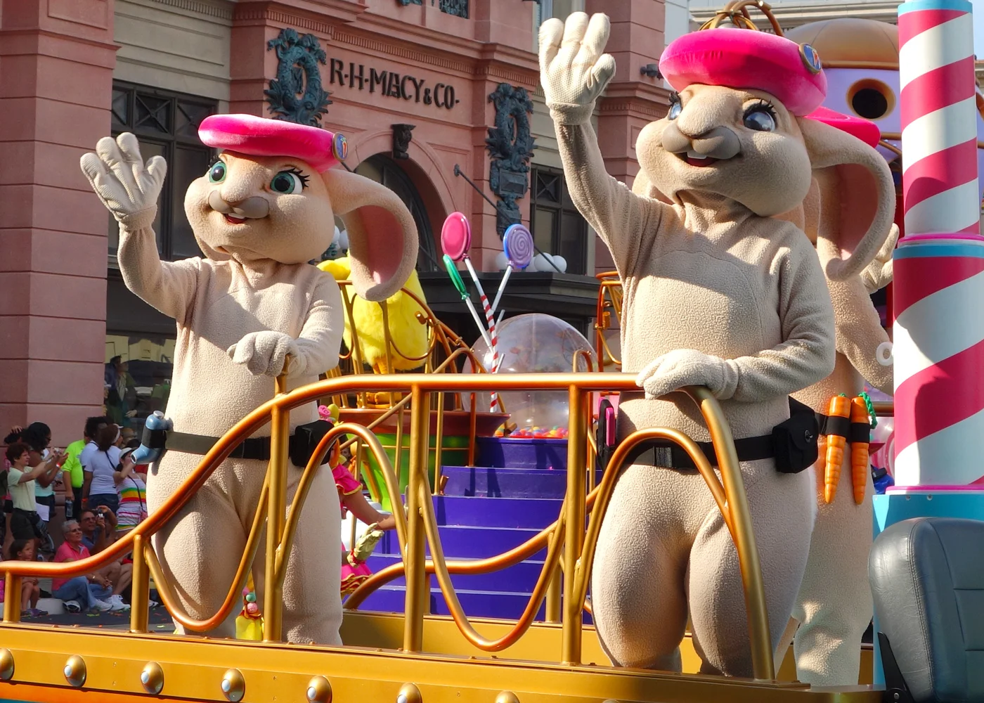 Pink Berets from Hop Universal Studios 2012 parade unit