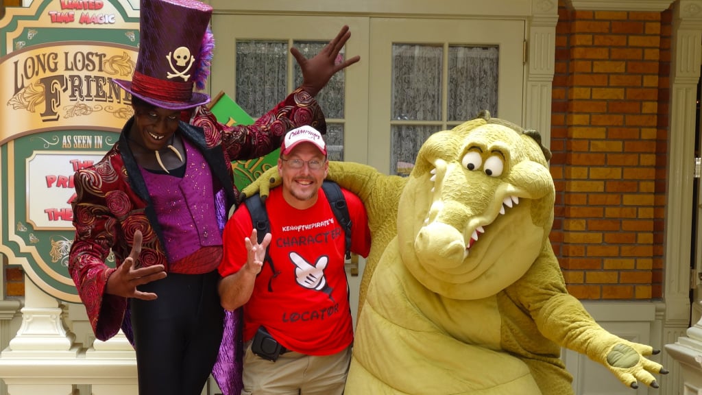 KtP with Dr. Facilier and Louis at Long-lost Friends Magic Kingdom Disney World