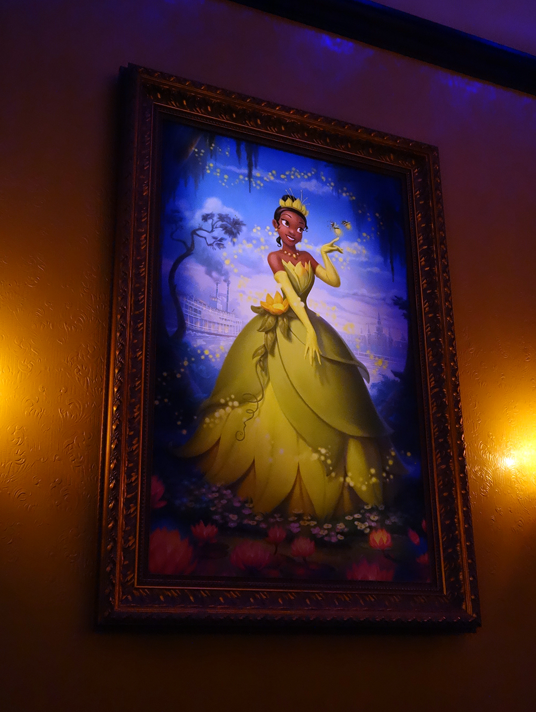 Tiana still meets in the glade, but it's a pretty picture, right?