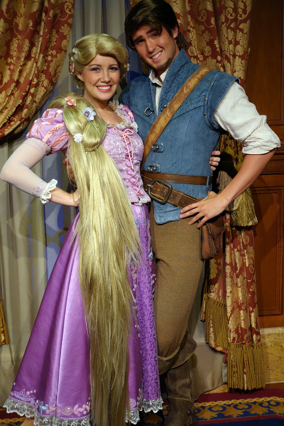 Princess Fairytale Hall Walt Disney World Magic Kingdom Rapunzel and Flynn (4)