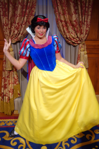Snow White inside Princess Fairytale Hall