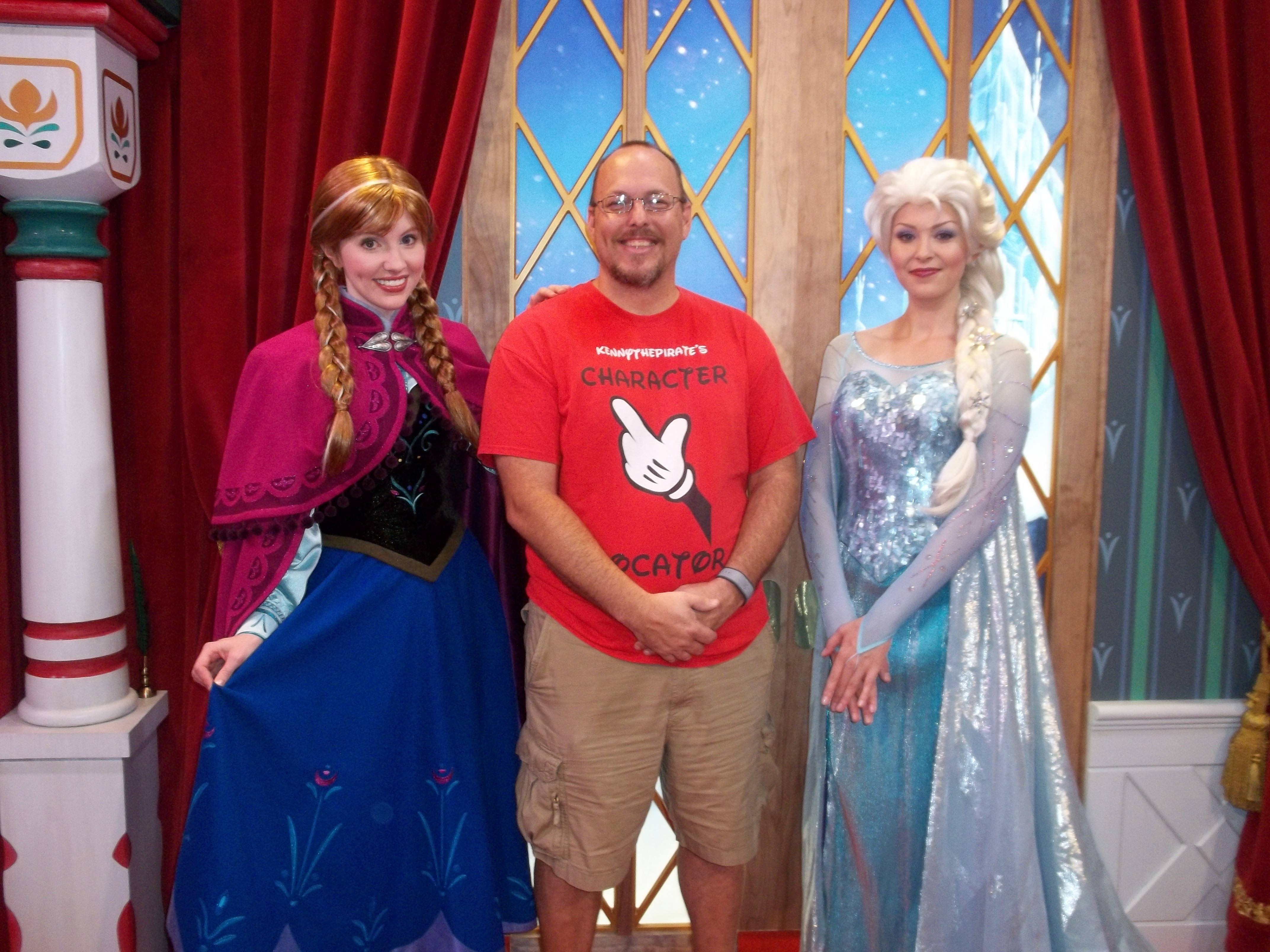 Anna and Elsa, Frozen, Norway, Epcot, Meet and Greet