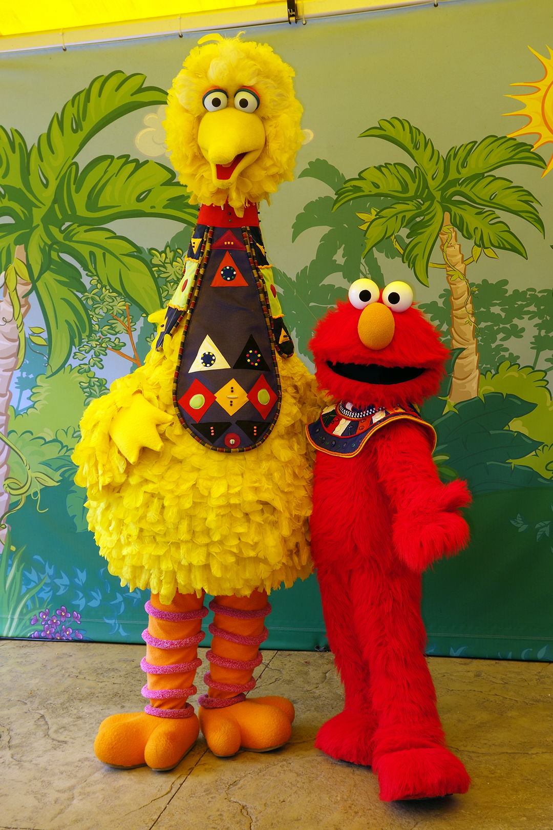 Busch Gardens Tampa Sesame Street Characters  Big Bird Elmo