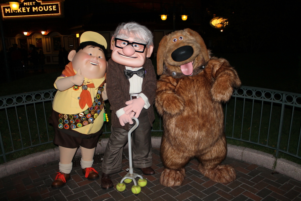 Disneyland Paris, Characters, Halloween, Russell, Dug, Carl, Characters from Up