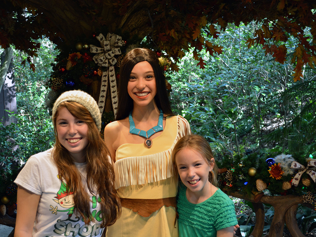 Walt Disney World, Animal Kingdom, Christmas 2013, Camp Minnie Mickey, Pocahontas
