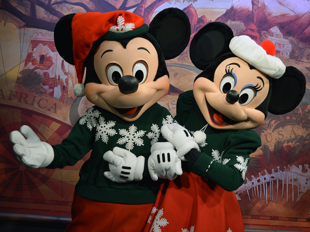 Walt Disney World, Animal Kingdom, Christmas 2013, Mickey and Minnie, Meet and Greet