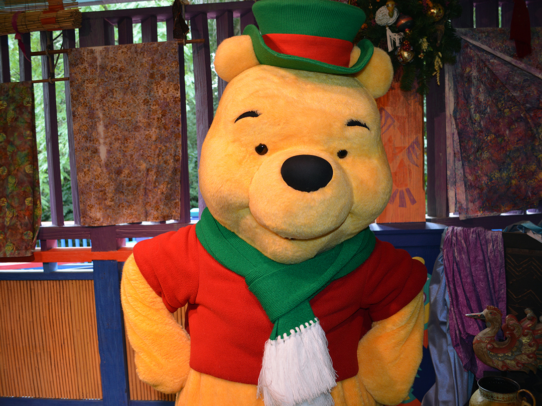 Walt Disney World, Animal Kingdom, Christmas 2013, Meet and Greet, Winnie the Pooh