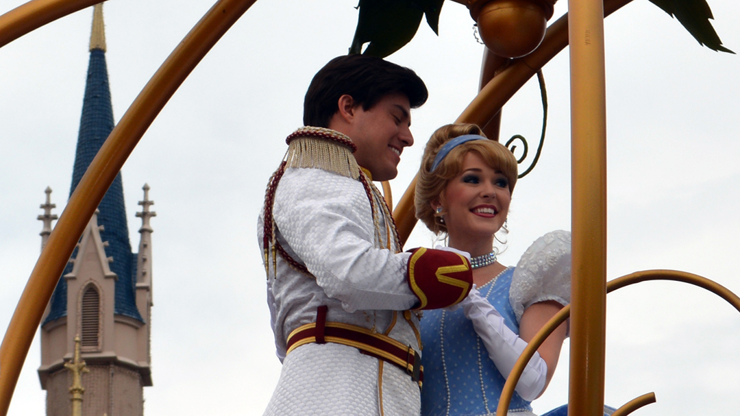 Walt Disney World, Magic Kingdom, Celebrate a Dream Come True Parade, Prince Charming, Cinderella
