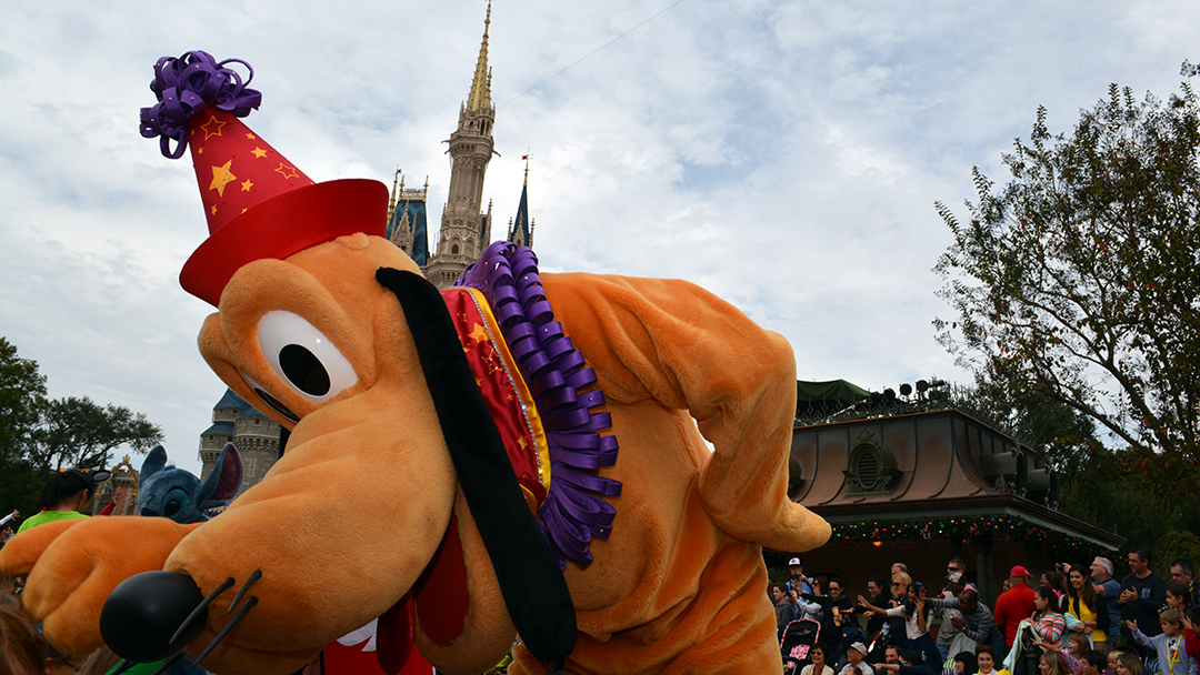 Walt Disney World, Magic Kingdom, Celebrate a Dream Come True Parade, Pluto