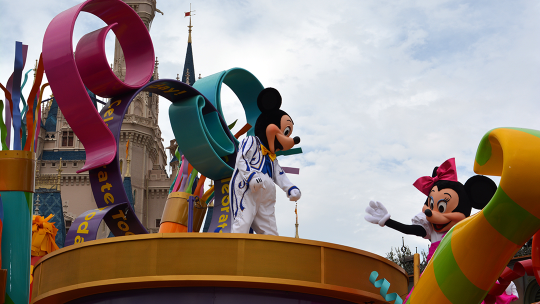 Walt Disney World, Magic Kingdom, Celebrate a Dream Come True Parade, Mickey