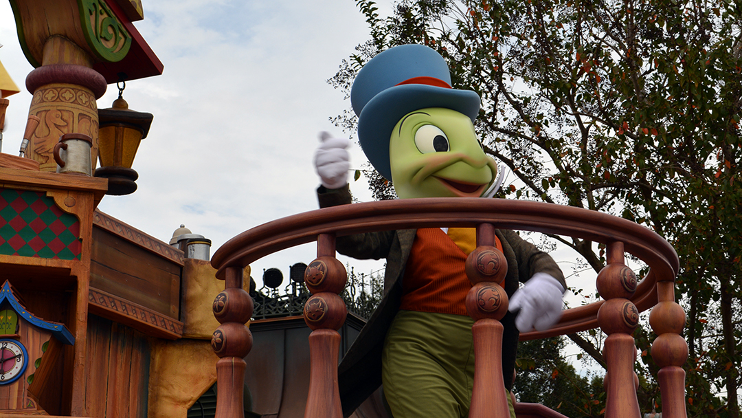 Walt Disney World, Magic Kingdom, Celebrate a Dream Come True Parade, Jiminy Cricket