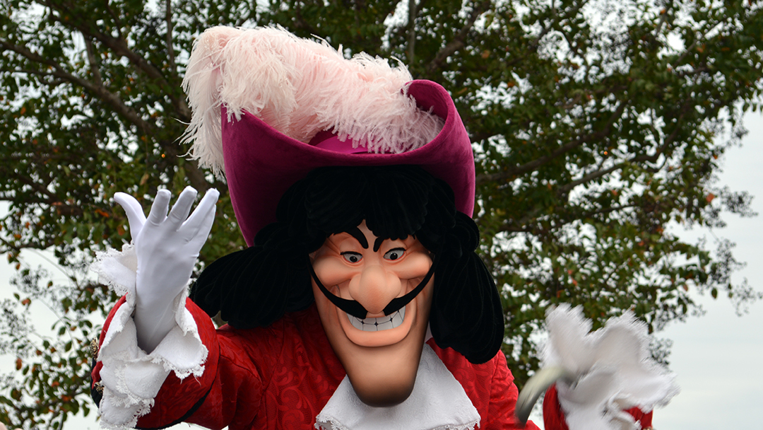 Walt Disney World, Magic Kingdom, Celebrate a Dream Come True Parade, Captain Hook