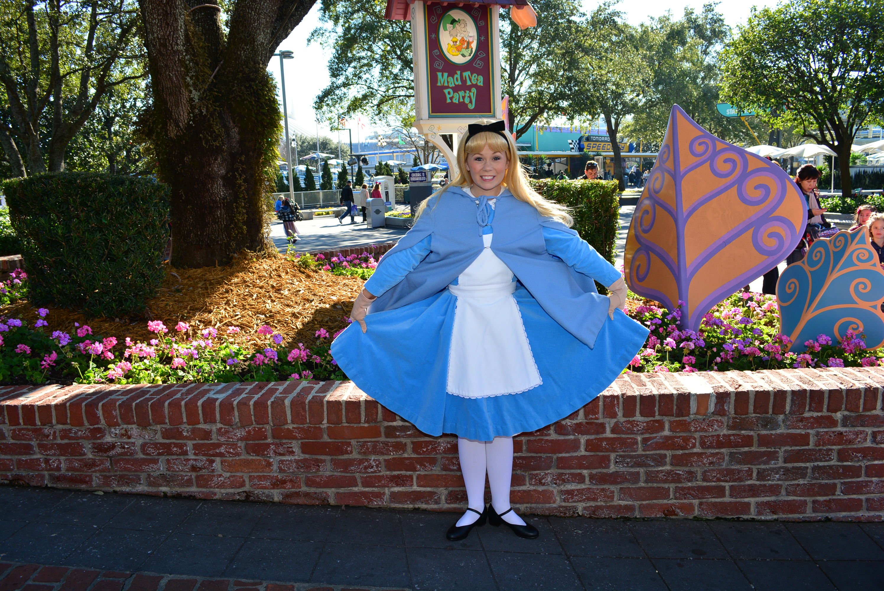 Walt Disney World, Magic Kingdom, Fantasyland, Mad Tea Party, Alice in Wonderland, Meet and Greet