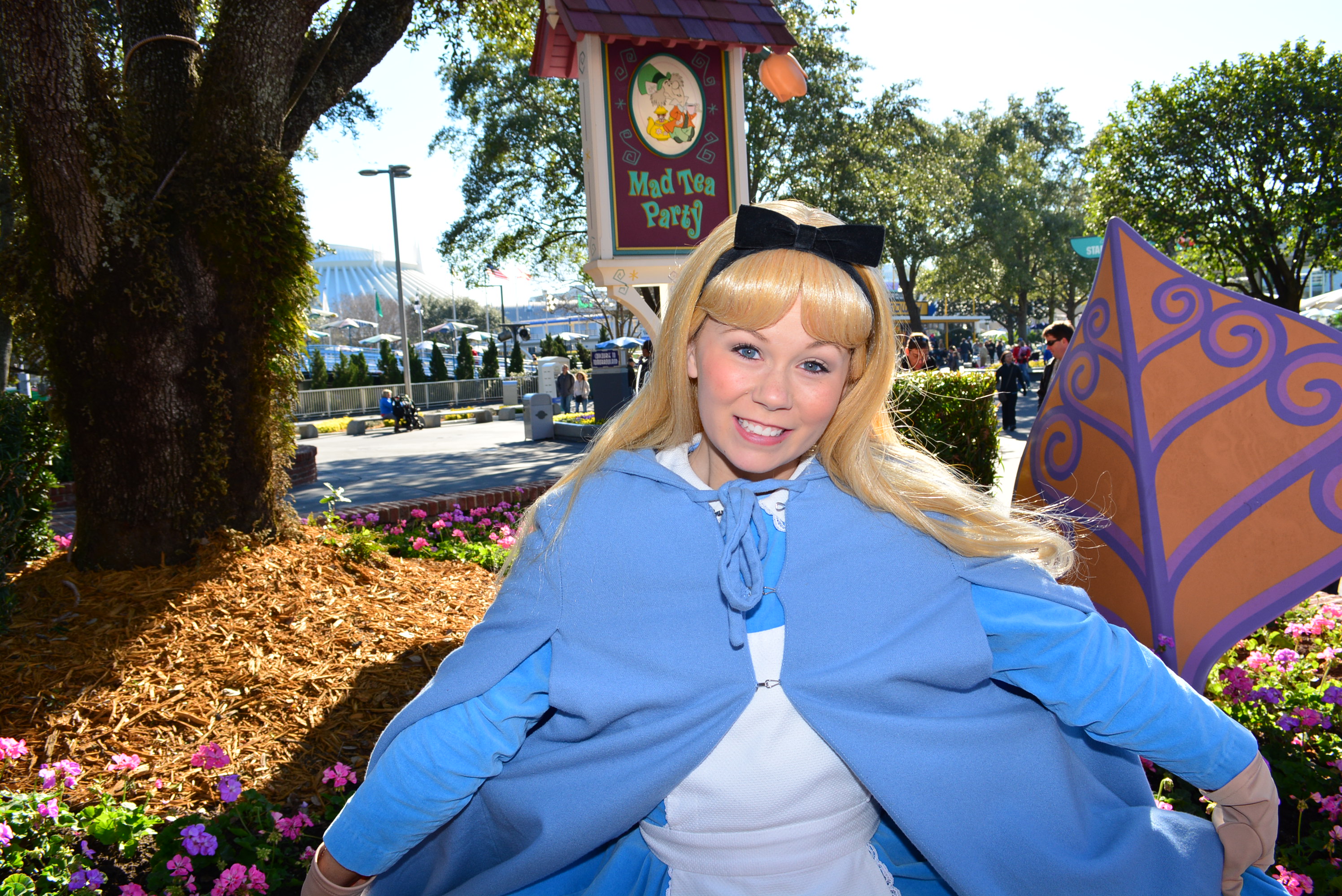 Walt Disney World, Magic Kingdom, Fantasyland, Mad Tea Party, Alice in Wonderland, Meet and Greet
