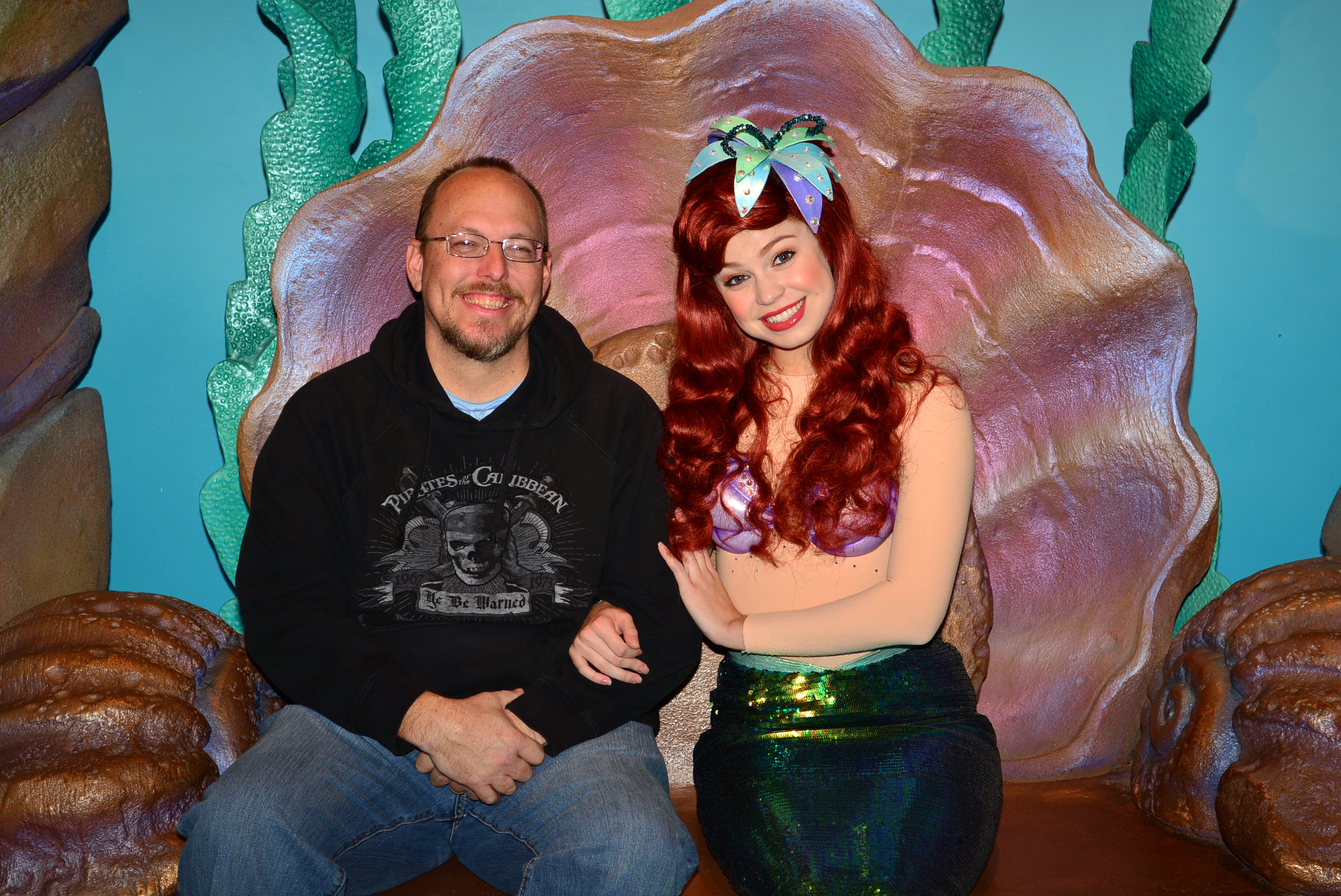 Walt Disney World, Magic Kingdom, Characters, Valentines Day, Ariel