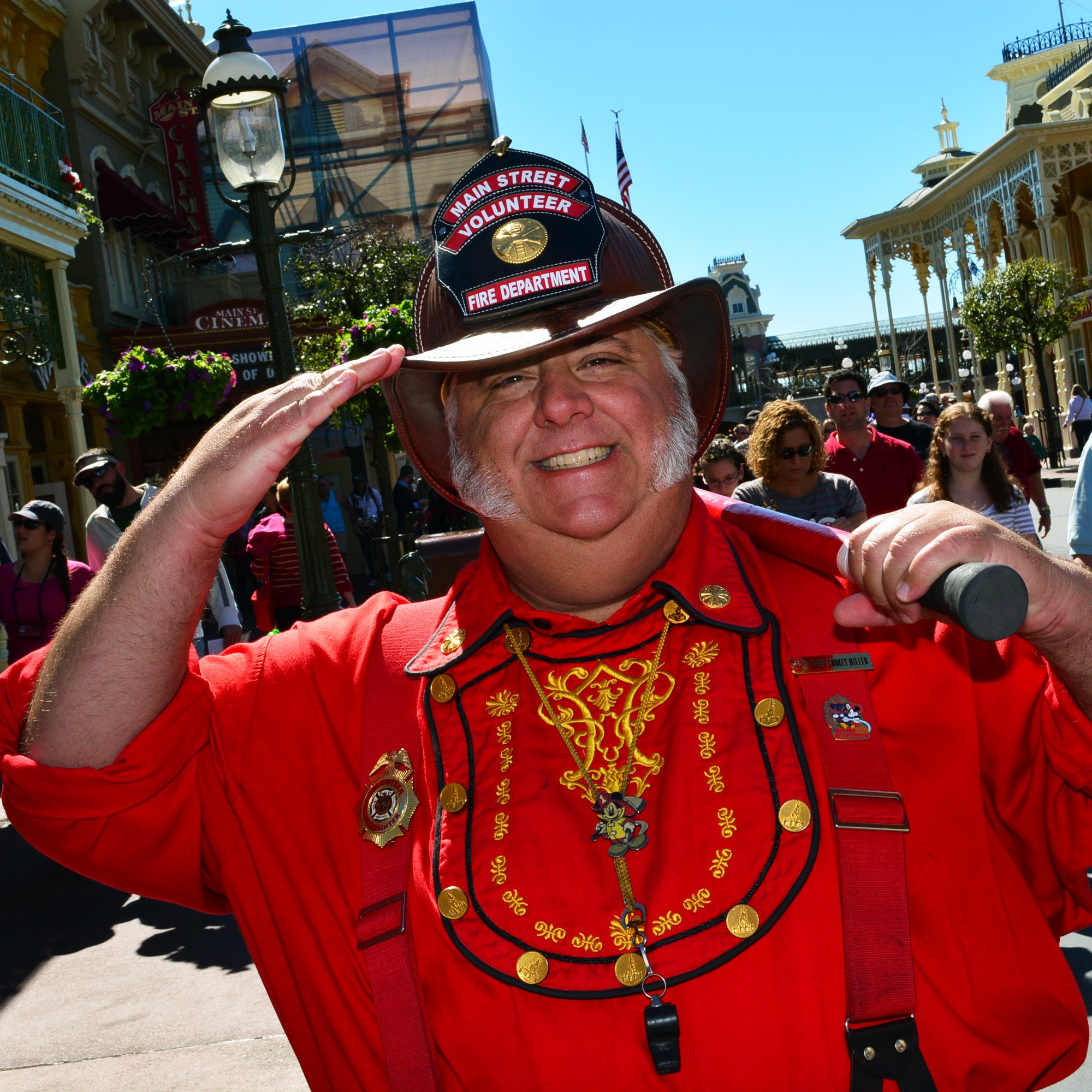 Walt Disney World, Magic Kingdom, Main Street Citizens, Chief Smokey Miller