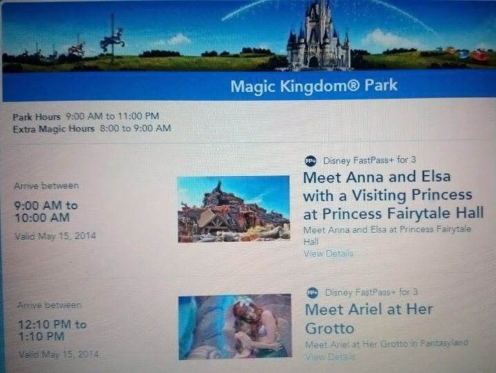 Walt Disney World, Magic Kingdom, Fairytale Hall, Anna and Elsa, Fastpass+