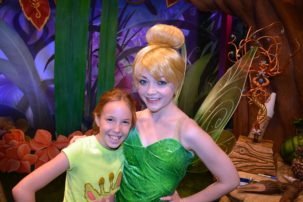 Tinker Bell at Magic Kingdom in Disney World
