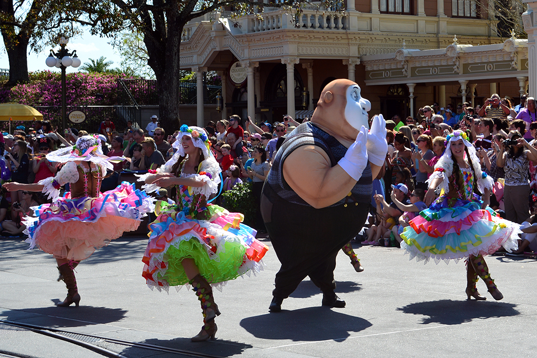 Walt Disney World, Magic Kingdom, Festival of Fantasy Parade, Tangled Float, Mime