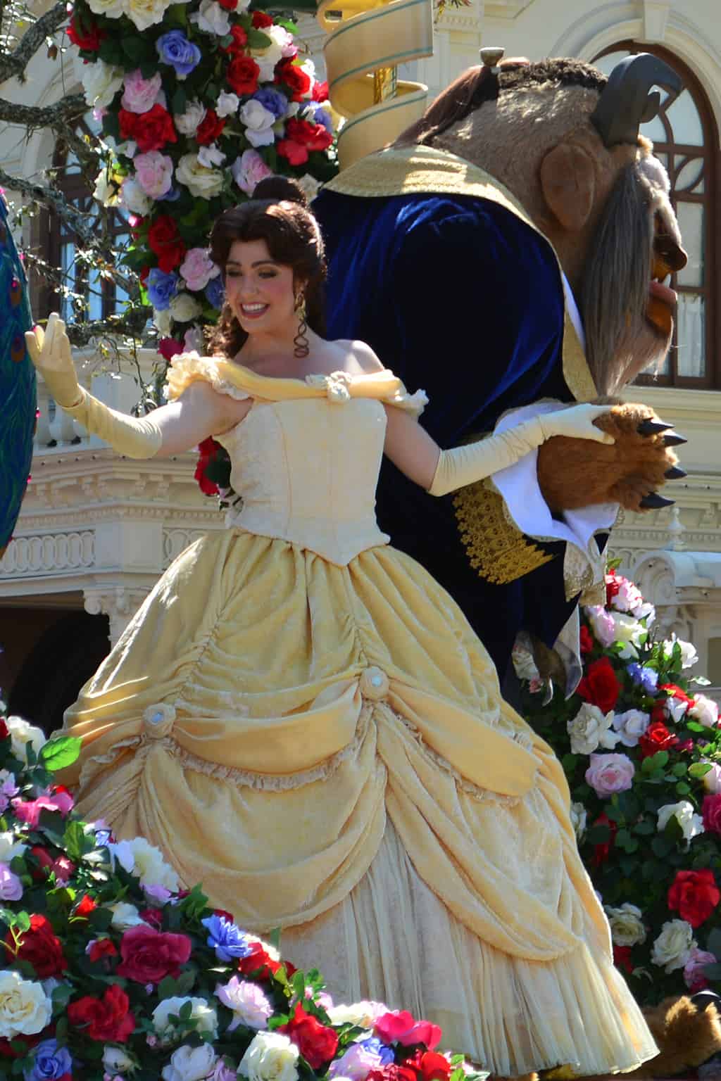 Walt Disney World, Magic Kingdom, Festival of Fantasy Parade, Belle and Beast