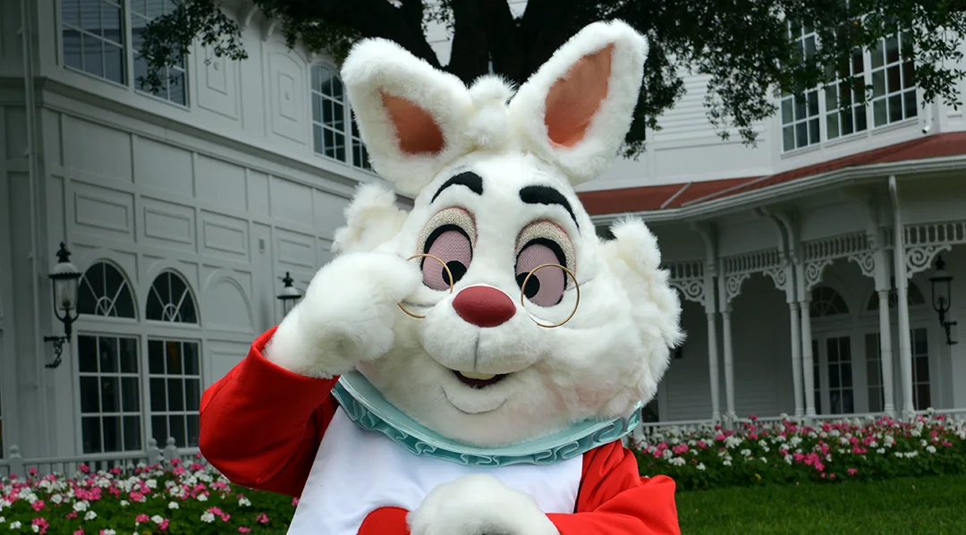 Easter Grand Floridian Resort Characters White Rabbit