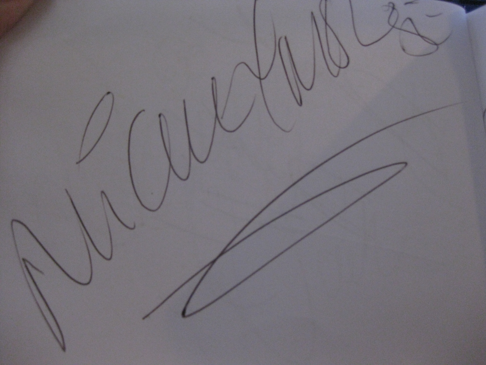 Mickey Mouse Autograph