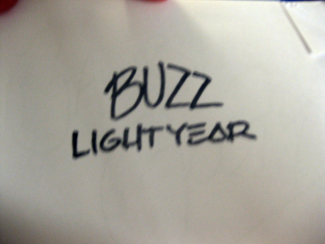 Buzz Lightyear stamp autograph