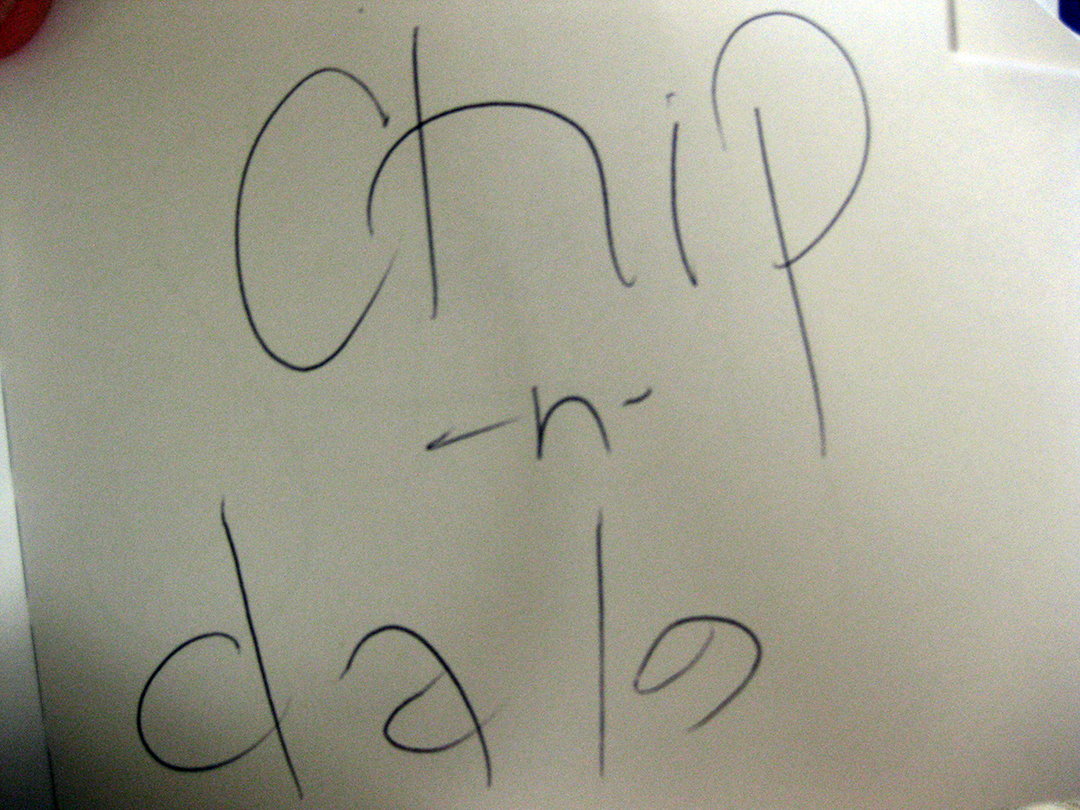 Chip n Dale autograph