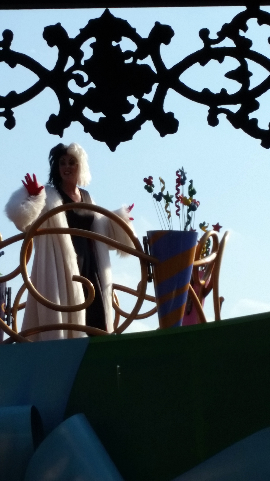 Move it Shake it Celebrate it with Cruella de Vil in Magic Kingdom in Walt Disney World