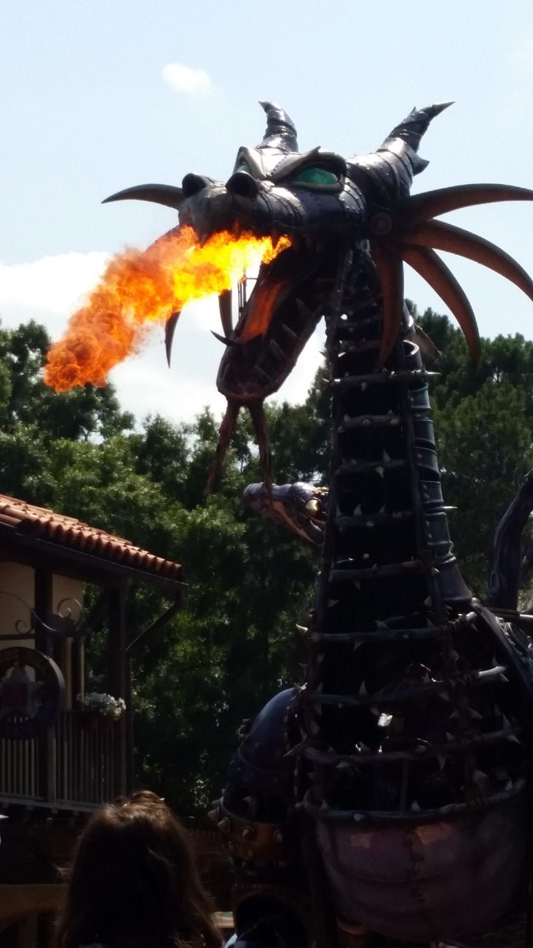 Dragon in Festival of Fantasy Parade in Magic Kingdom