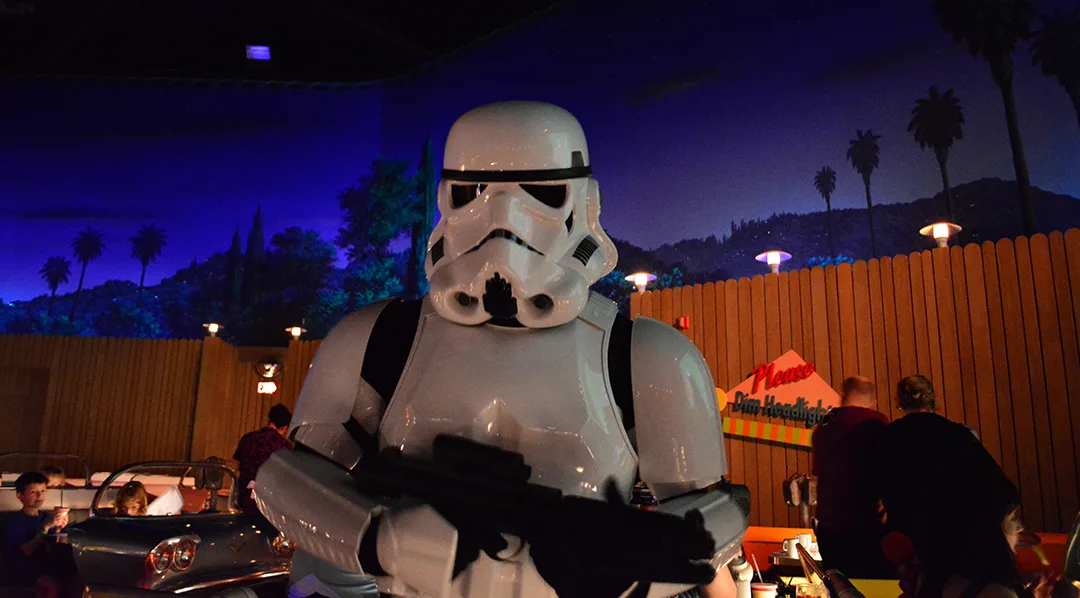 Stormtrooper Star Wars Galactic Dine-in Character Breakfast at Hollywood Studios