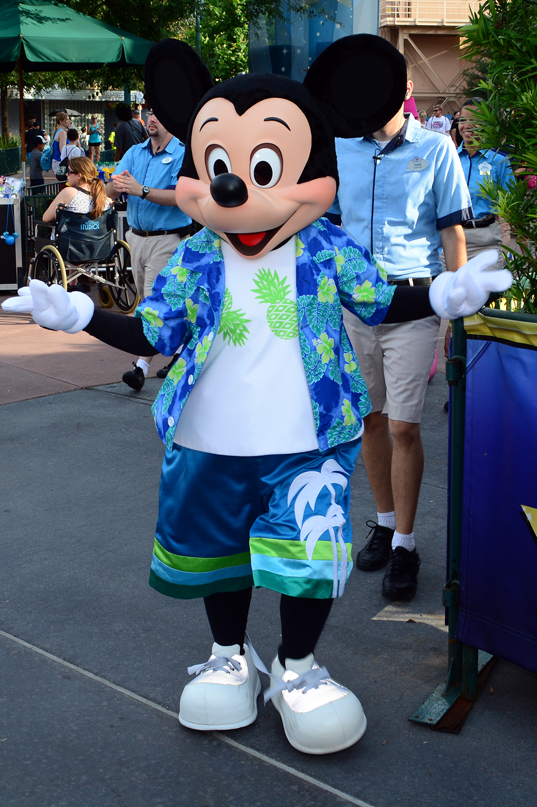Mickey Mouse at Rock your summer side dance party at Hollywood Studios June 2014